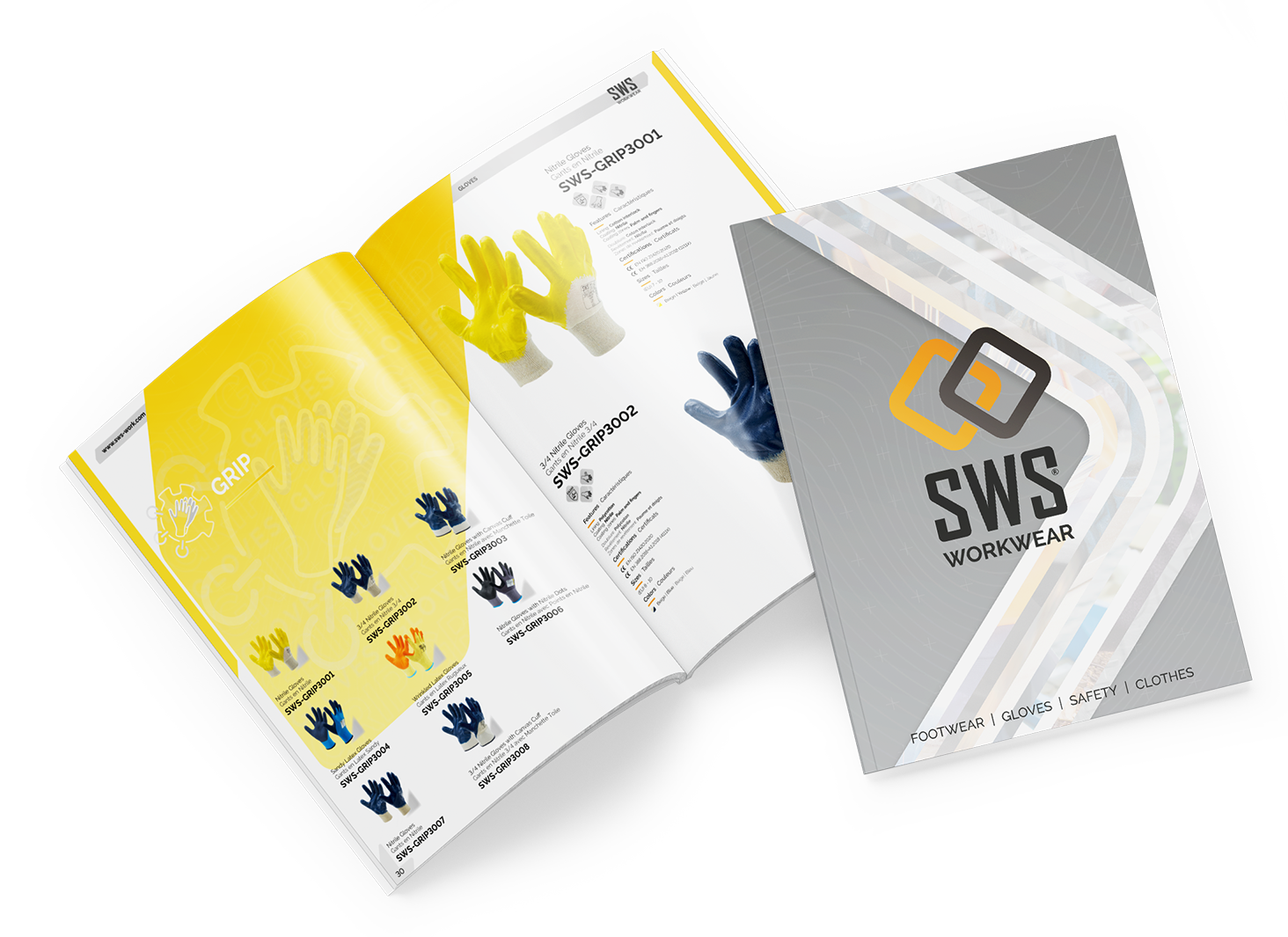 SWS Workwear digital catalogue view